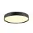 SLV Decona 42 Plafonnier Aluminium Noir Rond 23W 2680lm - 930-940 CCT | IP44 - Meilleur Rendu Des Couleurs - Dimmable 