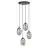 Emibig Suspension Luminaire Astral Acier Noir | Convient pour 4x E14 - Max 10W