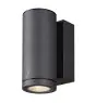 SLV Enola S Applique Murale Aluminium Gris Rond 6W 500lm - 940 Blanc Froid | Extérieur - IP65 - Meilleur Rendu Des Couleurs