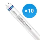 Lot 10x Philips Tube LED T8 MASTER (HF) High Output 20W 3100lm - 840 Blanc Froid | 150cm - Équivalent 58W