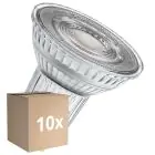 Lot 10x Ledvance Spot LED GU10 PAR16 6.1W 575lm 60D - 940 Blanc Froid | Meilleur Rendu Des Couleurs - Dimmable - Équivalent 80W
