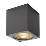 SLV Big Theo Plafondlamp Aluminium Antraciet 21W 2000lm - 830 Warm Wit