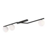Emibig Plafondlamp Naton Staal Zwart | Geschikt voor 3x E14 - Max 10W