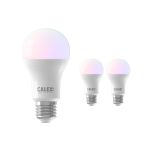 Voordeelpak 3x Calex Smart Tuya Wifi E27 Peer 8.5W 806lm - 822-840 Afstembaar Wit | RGBW - Dimbaar - Vervangt 60W