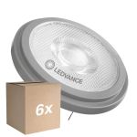 Voordeelpak 6x Ledvance LED spot G53 AR111 7.4W 450lm 24D - 930 Warm Wit | Beste Kleurweergave - Dimbaar - Vervangt 50W