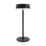 Eglo Tafellamp Simeri Solar Staal Zwart 3W 250lm - 830-860 Afstembaar Wit | IP44 - Aanraak dimbaar - USB-C