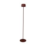Eglo Vloerlamp Roccanova-L Solar Staal Oranje 2W 270lm - 830 Warm Wit | IP44 - Aanraak dimbaar - USB-C
