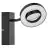 Ledvance LED Decor Spot Saturn Kunststof Zwart 11W 215lm - 830-842-865 CCT