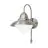 Eglo Wandlamp Sidney Roestvrij Staal | IP44 - Geschikt voor 1x E27 - Bewegingssensor