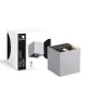 D'Lite Wandlamp Nova Zilver Up & Down 4.9W 480lm - 830 Warm Wit | IP54 - Verstelbare Gradenbundel