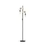 Eglo Vloerlamp Townshend Staal Hout Zwart Bruin | IP20 - Geschikt voor 2x E27 