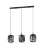 Eglo Hanglamp Romazzina Staal Zwart | IP20 - Geschikt voor 3x E27 