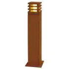 SLV Vierkant 70 Vloerlamp Staal Roestig Vierkant | Buitenverlichting - IP55 - Geschikt voor 1x E27 